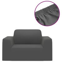 vidaXL Elastyczny pokrowiec na sofę, z dżerseju, antracytowy
