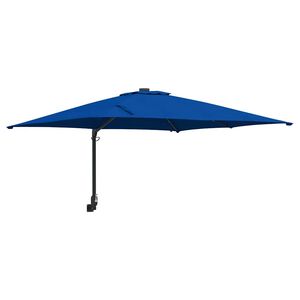 vidaXL Parasolka ogrodowa Niebieski azur 248,5 x 247,5 x 160 cm