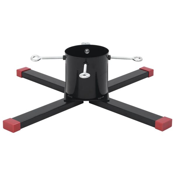 vidaXL Stojak pod choinkę, czarny, 61x61x15,5 cm