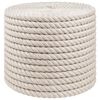 vidaXL Lina Jutowa 12 mm Biały 100% juta Tossa