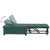 vidaXL Sofa Bed Ciemna zieleń 194 x 67 x 82 cm Aksamit