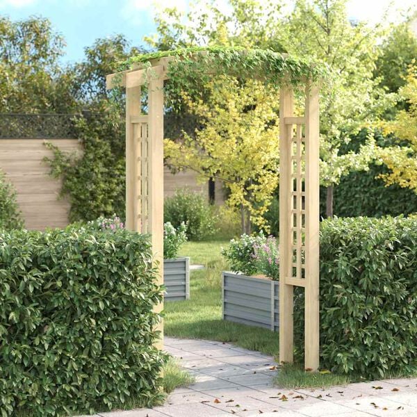 vidaXL Pergola w kształcie łuku, 150 x 60 x 210 cm, drewno