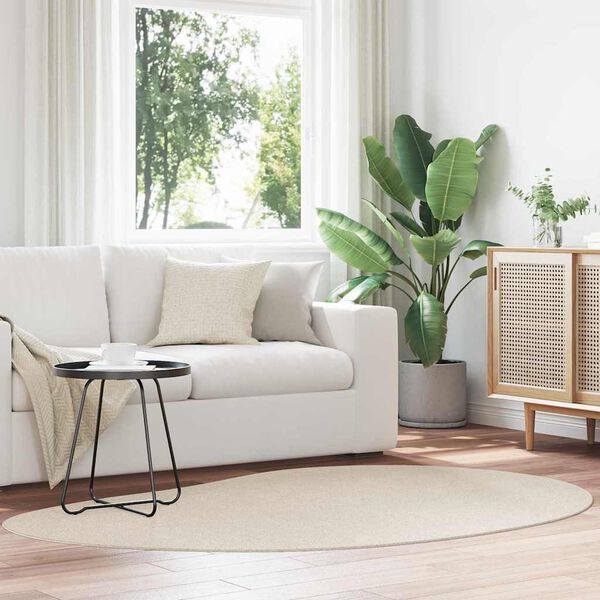 vidaXL Dywany pokojowe HUARTE Beżowy 140 x 200 cm Poliester