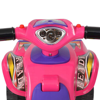 vidaXL Quad dla dzieci, ze światłem i dźwiękiem, różowo-fioletowy