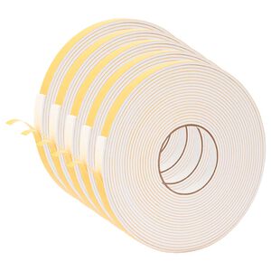 vidaXL Taśma samoprzylepna z pianki 5 szt. Biały 15mm x 10m Pianka CR