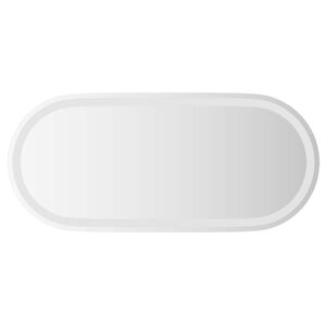 vidaXL Lustro łazienkowe LED przezroczysty 80 x 35 cm szkło hartowane