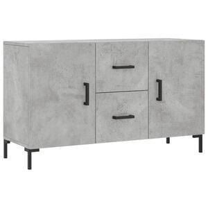 vidaXL Komoda, szarość betonu, 100x36x60 cm, materiał drewnopochodny