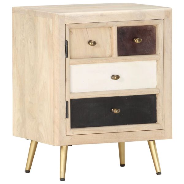 vidaXL Szafka nocna, 40x30x50 cm, lite drewno mango