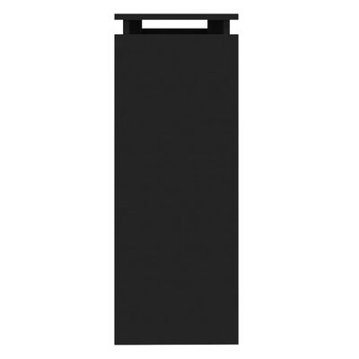 vidaXL Stolik konsolowy, czarny, 102x30x80 cm, płyta wiórowa