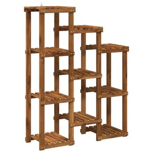 vidaXL Stojak na rośliny naturalny 85 x 30 x 114,5 cm