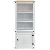 vidaXL Highboard Biały 74 x 38 x 170 cm Lite drewno sosnowe
