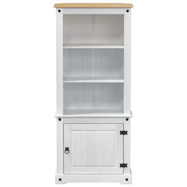 vidaXL Highboard Biały 74 x 38 x 170 cm Lite drewno sosnowe