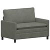vidaXL Sofa jasnoszary 126 x 81 x 87,5 cm tkanina