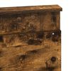 vidaXL Ramka ł&oacute;żka Dąb wędzony 120 x 200 cm Drewno inżynieryjne
