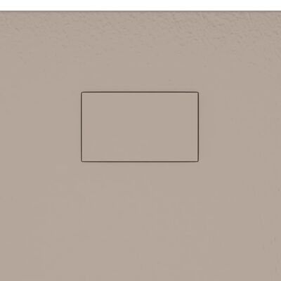 vidaXL Brodzik prysznicowy, SMC, brązowy, 120 x 70 cm