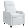 vidaXL Fotel recliner Biały tkanina