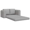 vidaXL Sofa Bed 60cm Szary chmur tkanina