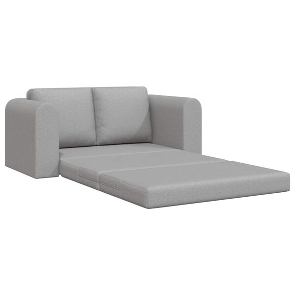vidaXL Sofa Bed 60cm Szary chmur tkanina