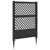 vidaXL Trellis z gwoździem antracytowy 99 x 6 x 165 cm PP