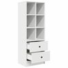 vidaXL Highboard Biały 45.5 x 34 x 127 cm Materiał drewnopochodny