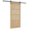 vidaXL Drzwi przesuwne 93 x 202 cm Drewno inżynieryjne