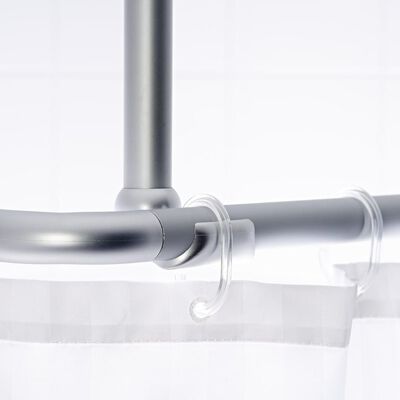 RIDDER Wspornik drążka prysznicowego, chromowany, 55 x 2,5 x 2,5 cm