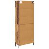 vidaXL Highboard Stare drewno 69,5 x 32,5 x 180 cm