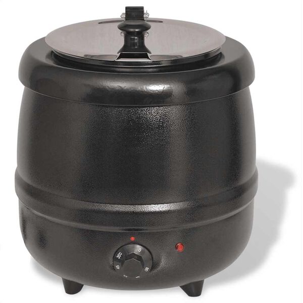 vidaXL Elektryczny kociołek do zupy, 10 L