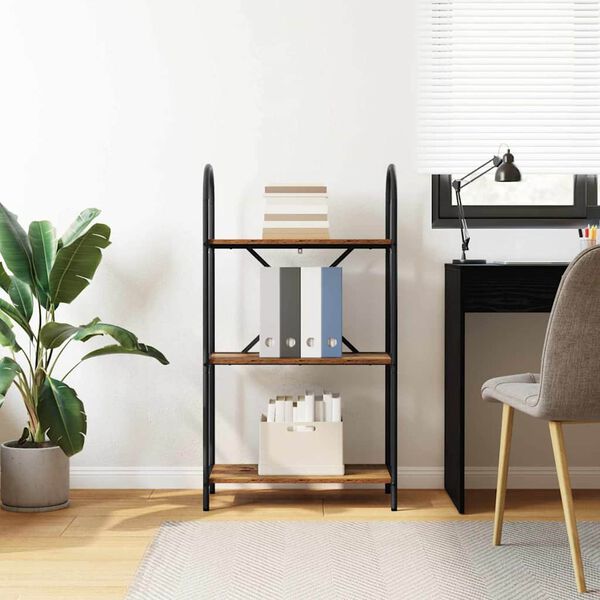 vidaXL P&oacute;łka na książki Stare drewno 60 x 30 x 109 cm