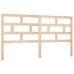 vidaXL Wezgłowie ł&oacute;żka, 206x4x100 cm, lite drewno sosnowe