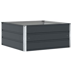 vidaXL Donica Antracyt 100 x 100 x 45 cm Stal