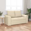 vidaXL Sofa Bed 60cm Kremowy tkanina