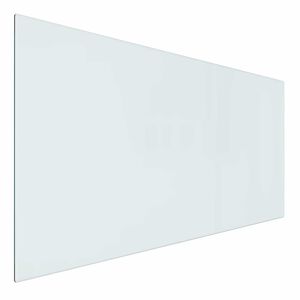 vidaXL Szklana płyta kominkowa przezroczysty 100 x 50 cm Szkło