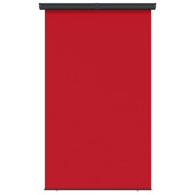 vidaXL Markiza boczna na balkon, 175x250 cm, czerwona