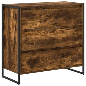 vidaXL Bufet Dąb wędzony 79 x 36 x 75.5 cm Drewno inżynieryjne