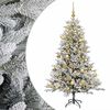 vidaXL Sztuczna choinka z bombką 120 cm 150 LED Ciepła biel