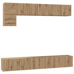 vidaXL Zestaw szafek RTV 5 szt. 100 x 30 x 30 cm Dąb rzemieślniczy