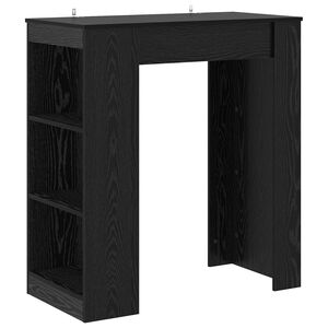 vidaXL St&oacute;ł barowy 95 x 47 x 103,5 cm Drewno inżynieryjne Czarny dąb