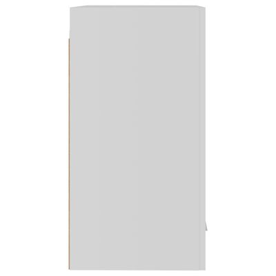 vidaXL Szafka wisząca, biała, 39,5x31x60 cm, materiał drewnopochodny