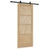vidaXL Drzwi przesuwne ORKDAL naturalny 83 x 202 cm