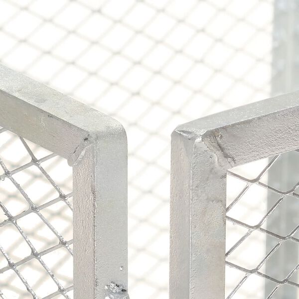 vidaXL Kompostownik ogrodowy, 85x85x70 cm, galwanizowane żelazo