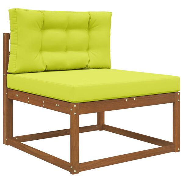 vidaXL Poduszka do sofy na zewnątrz 2 pcs Zielony Poliester