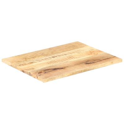 vidaXL Blat stołu, lite drewno mango, 25-27 mm, 90x60 cm