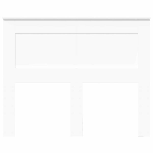 vidaXL Zagł&oacute;wek Z zagł&oacute;wkiem Biały 135 cm Materiał drewnopochodny