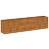 vidaXL Podwyższona grządka ogrodowa 291x50x69 cm, stal Corten