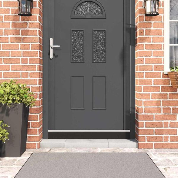 vidaXL Szczotki uszczelniające do drzwi samoprzylepne 12 pcs Srebrny