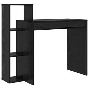 vidaXL Biurko Czarny Dąb Drewno inżynieryjne 100 x 40 x 90 cm