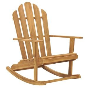 vidaXL Krzesło bujane Adirondack, lite drewno tekowe