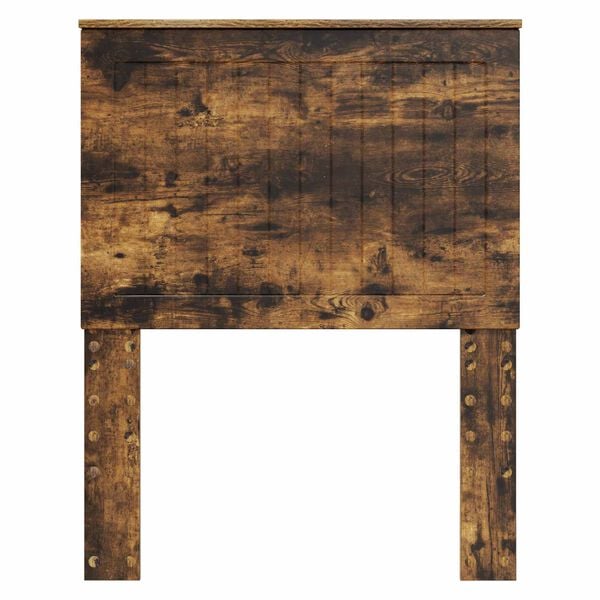 vidaXL Zagł&oacute;wek Z zagł&oacute;wkiem Dąb wędzony 75 cm Materiał drewnopochodny