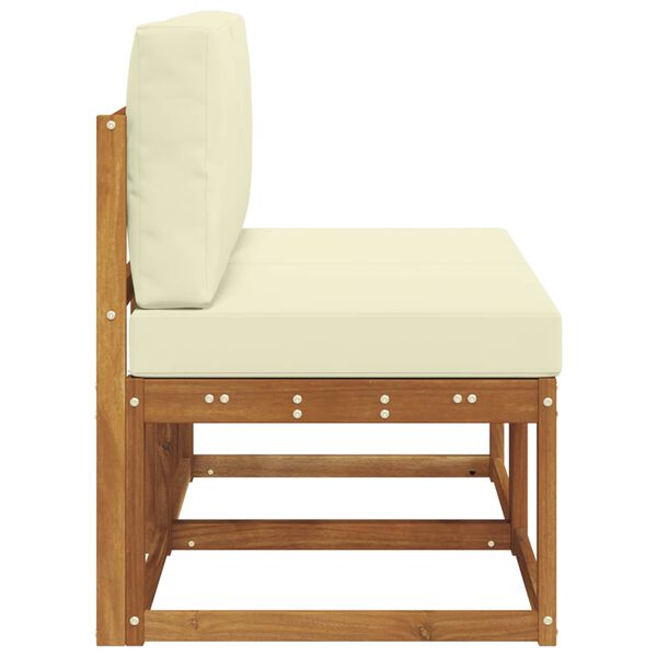 vidaXL 2 Sztuka Środkowa sofa ogrodowa Lite Drewno Akacji